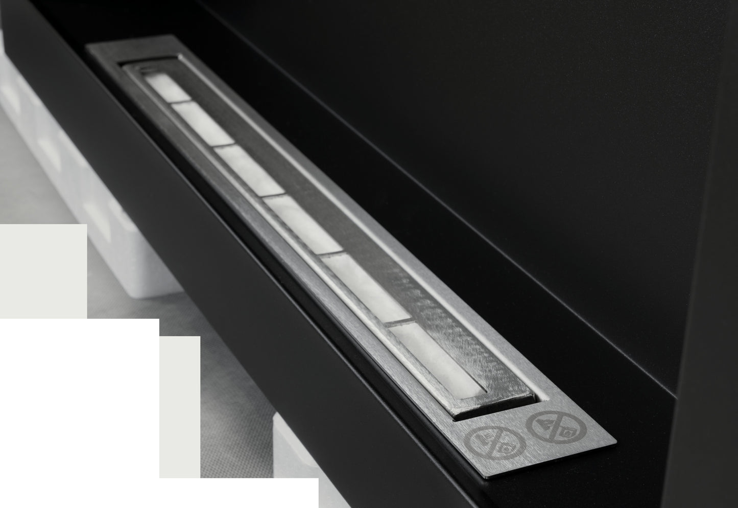 Bio-Ethanol Wandkamin 900x400 Schwarz Matt – TÜV, ohne Rauch & Schornstein